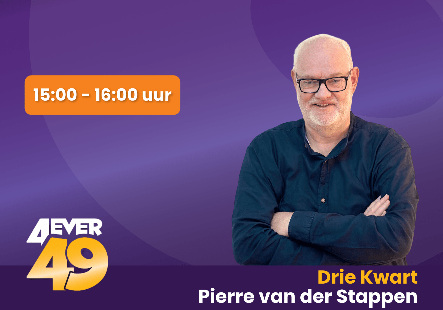 Driekwart met Pierre van der Stappen
