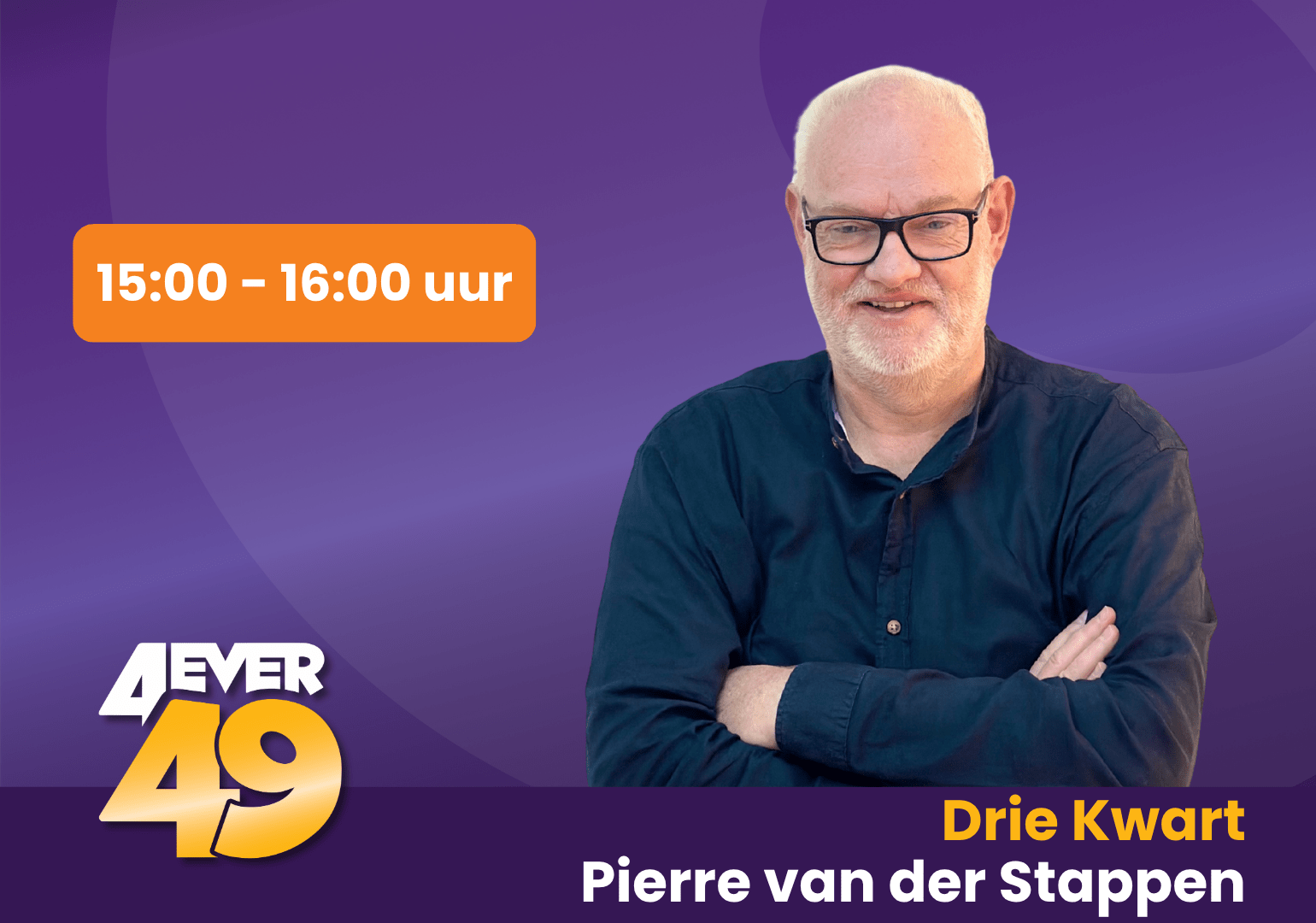 Driekwart met Pierre van der Stappen