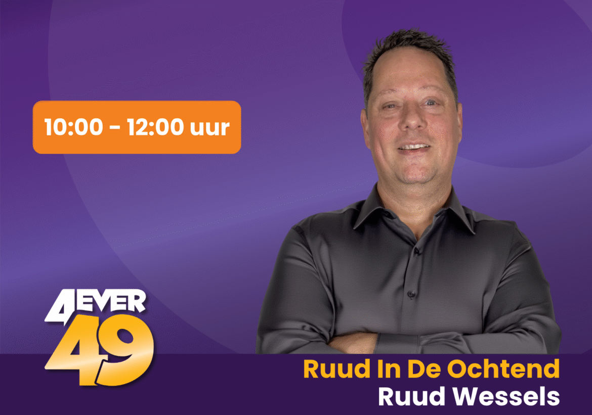 Presentator Ruud Wessels en radioprogramma