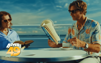 Twee personen op een mini-cruise